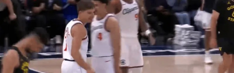 kaiyun-波格丹命中本场第四记三分，快船再次领先勇士到两位数分差